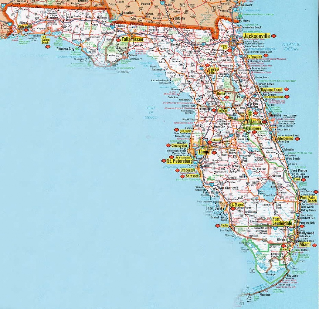 Florida Road Map | Vacation | Florida Road Map, Florida Vacation, Map - Florida Vacation Map