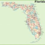 Florida Road Map With Cities And Towns   I Want A Map Of Florida