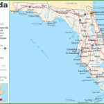 Florida State Map With Major Cities And Travel Information   New   New Smyrna Beach Florida Map