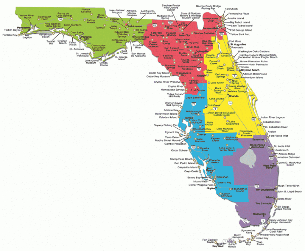 Florida State Parks..whether A Day Or Overnight..they Can&amp;#039;t Be Beat - Florida State Park Campgrounds Map