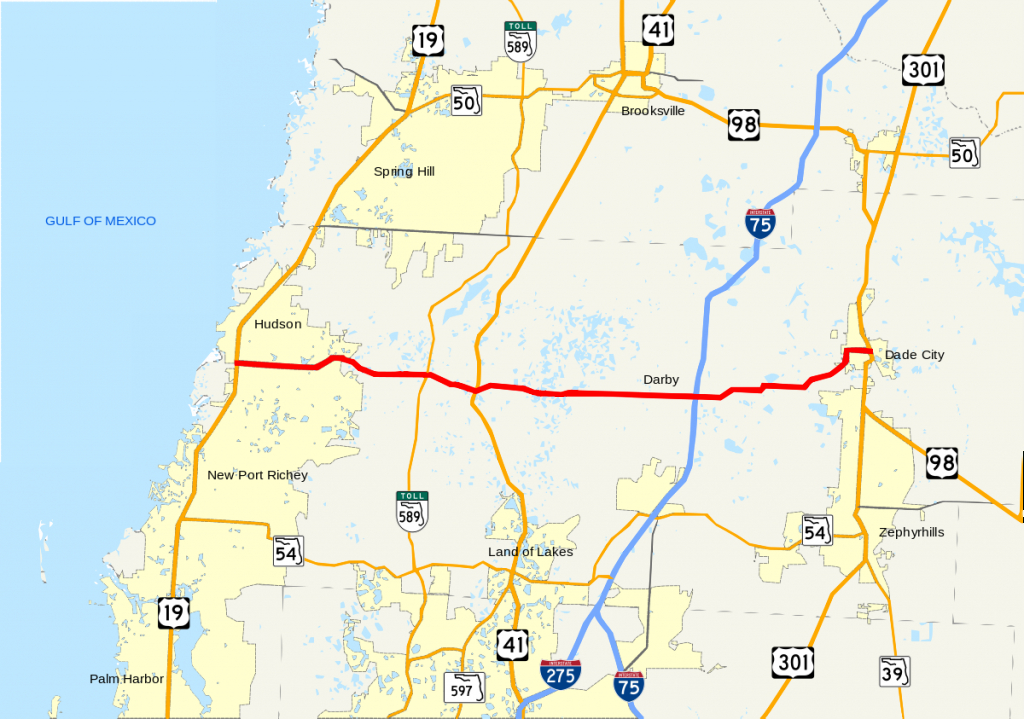 Florida State Road 52 - Wikipedia - Google Maps Hudson Florida