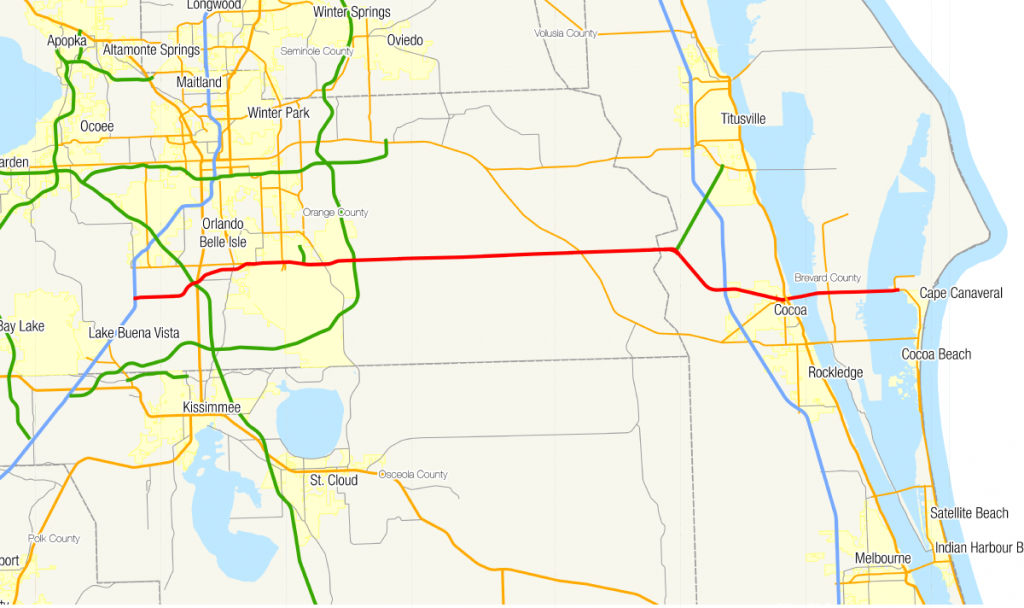 Florida State Road 528 - Wikipedia - Clear Lake Florida Map