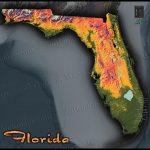 Florida Topographic Map In 2019 | Biblical Prophecy And The End   Florida Topographic Map Free