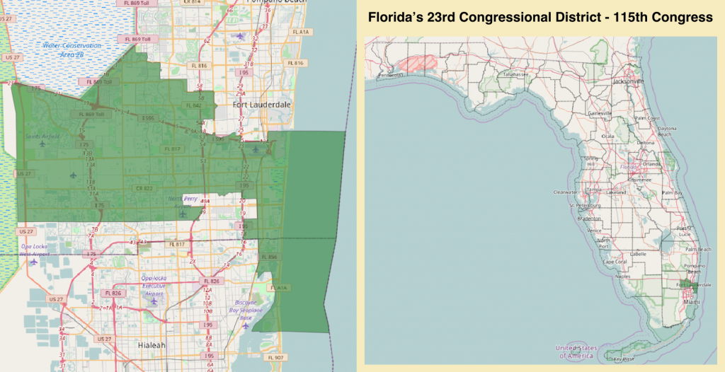 Florida&amp;#039;s 23Rd Congressional District - Wikipedia - Florida House District 115 Map