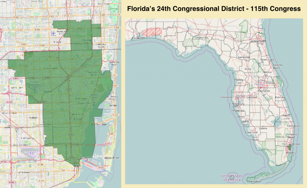 Florida&amp;#039;s 24Th Congressional District - Wikipedia - Florida Congressional Districts Map 2018