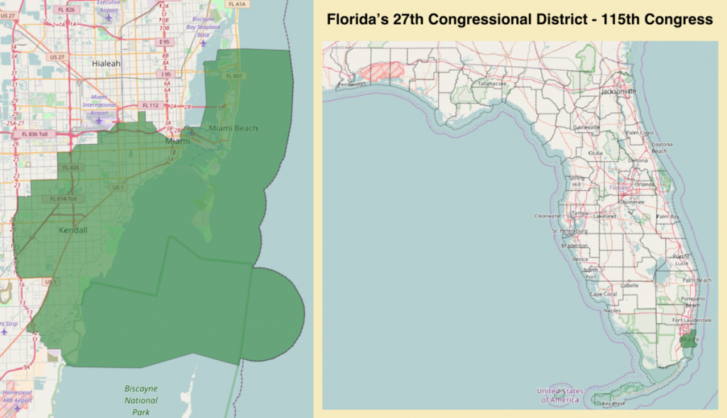 Florida&amp;#039;s 27Th Congressional District - Wikipedia - Florida Us House District Map