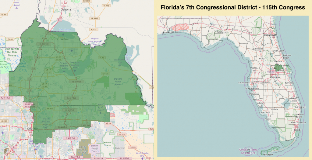Florida&amp;#039;s 7Th Congressional District - Wikipedia - Florida Us House District Map