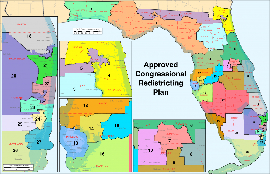 Florida&amp;#039;s Congressional Districts - Wikipedia - Port St John Florida Map