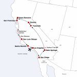 Fly Drive Tours   Best Western California Map