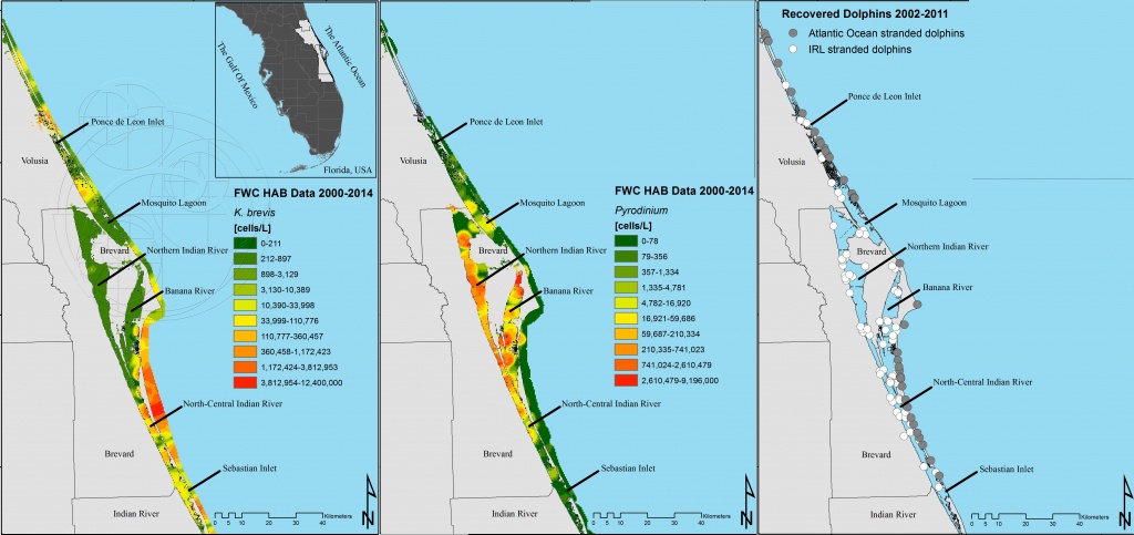 Food Web Dynamics Of Harmful Algal Toxins In Florida Dolphins - Florida Blue Green Algae Map