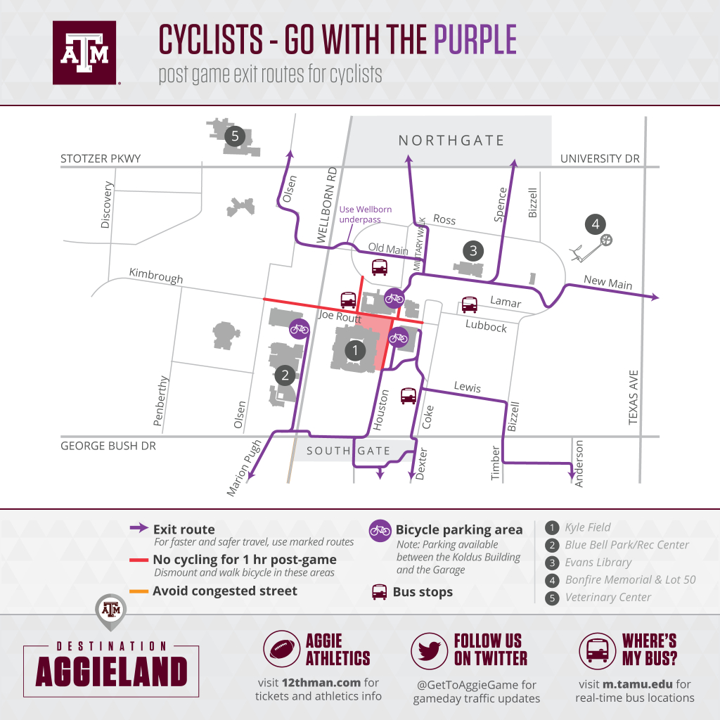 Football Parking &amp;amp; Information - Texas A&amp;amp;amp;m Parking Lot Map
