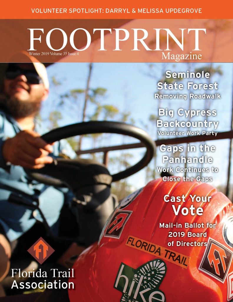 Footprint Magazine | Florida Trail Association - Florida Trail Map Pdf