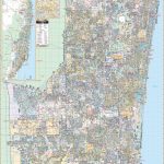 Fort Lauderdale & Broward Co, Fl Wall Map – Kappa Map Group   Street Map Of Fort Lauderdale Florida