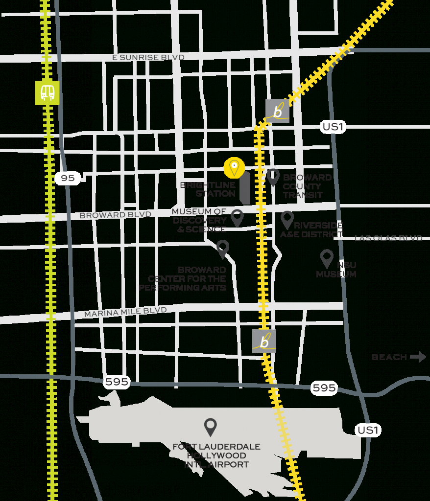 Fort Lauderdale Train Station | Brightline - Florida Brightline Map