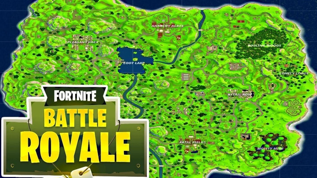 Printable Fortnite Map | Free Printable Maps