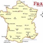 France Cities Map And Travel Guide   Printable Map Of France With Cities And Towns