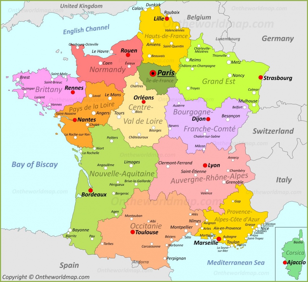 France Maps | Maps Of France - Large Printable Map