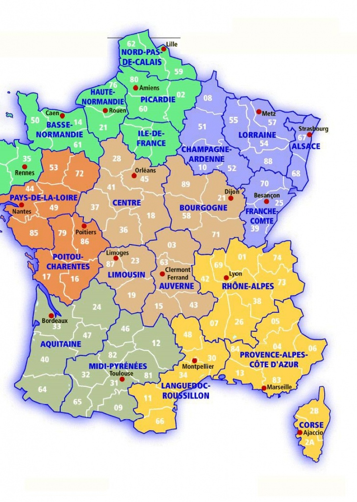 France Maps | Printable Maps Of France For Download - Printable Map Of