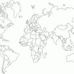 Free Atlas, Outline Maps, Globes And Maps Of The World   Free Printable World Map Outline