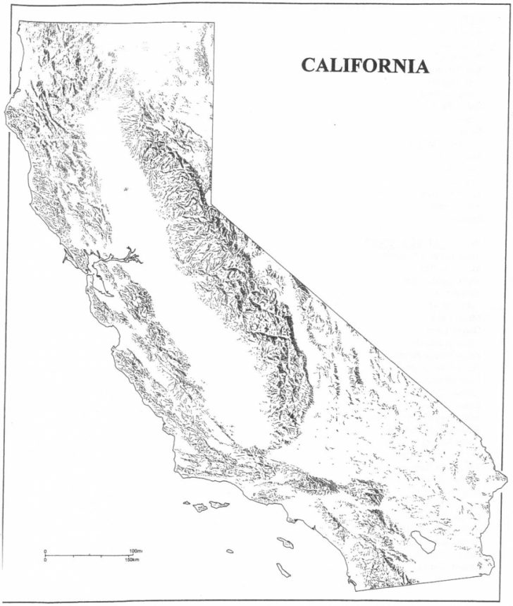 California Regions Map Printable