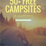 Free Camping In California   Sites You Can Stay At For Free   Free Camping California Map