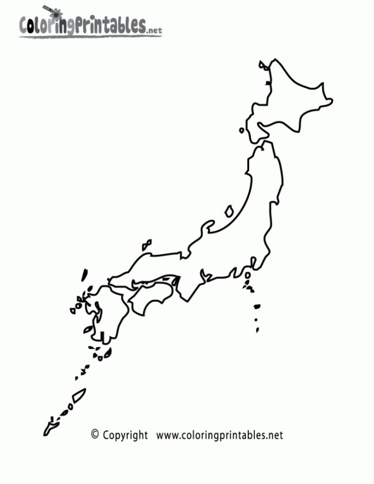 Free Printable Map Of Japan