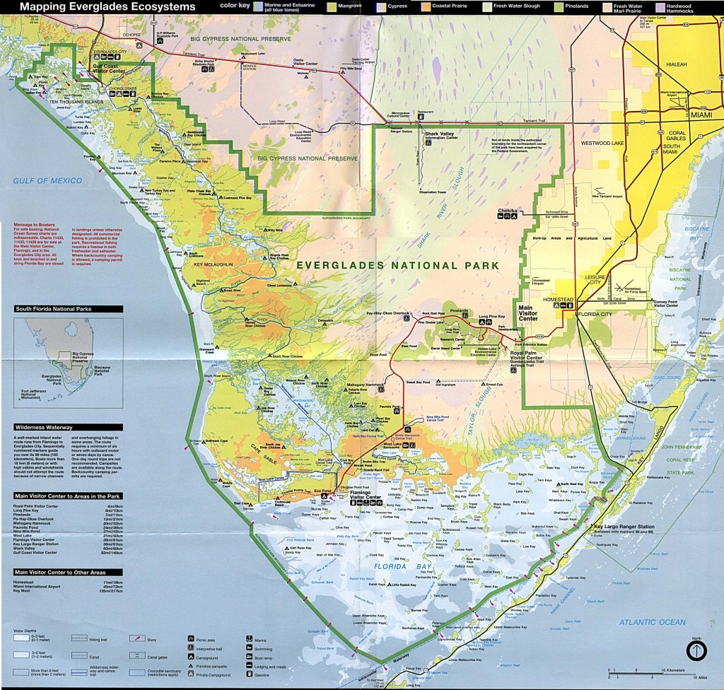 Free Download Florida National Park Maps - Florida Trail Map Pdf