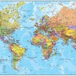 Free Hd Political World Map Poster Wallpapers Download | World Map   World Map Poster Printable