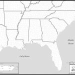 Free Map Of Southeast States   Us Map With Scale Printable