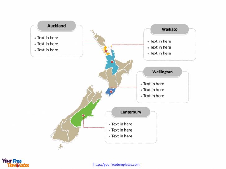 Outline Map Of New Zealand Printable