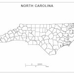 Free North Carolina Map | North Carolina Blank Map | North Carolina   Printable Map Of North Carolina