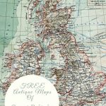 Free Pintable Old Maps Of Northern Europe Including Great Britain   Printable Map Of Northern Ireland