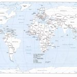 Free Printable Black And White World Map With Countries Labeled And   Free Printable World Map With Country Names