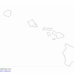 Free Printable Hawaii Outline Map | Co Op In 2019 | Hawaii, Free   Printable Map Of Hawaii