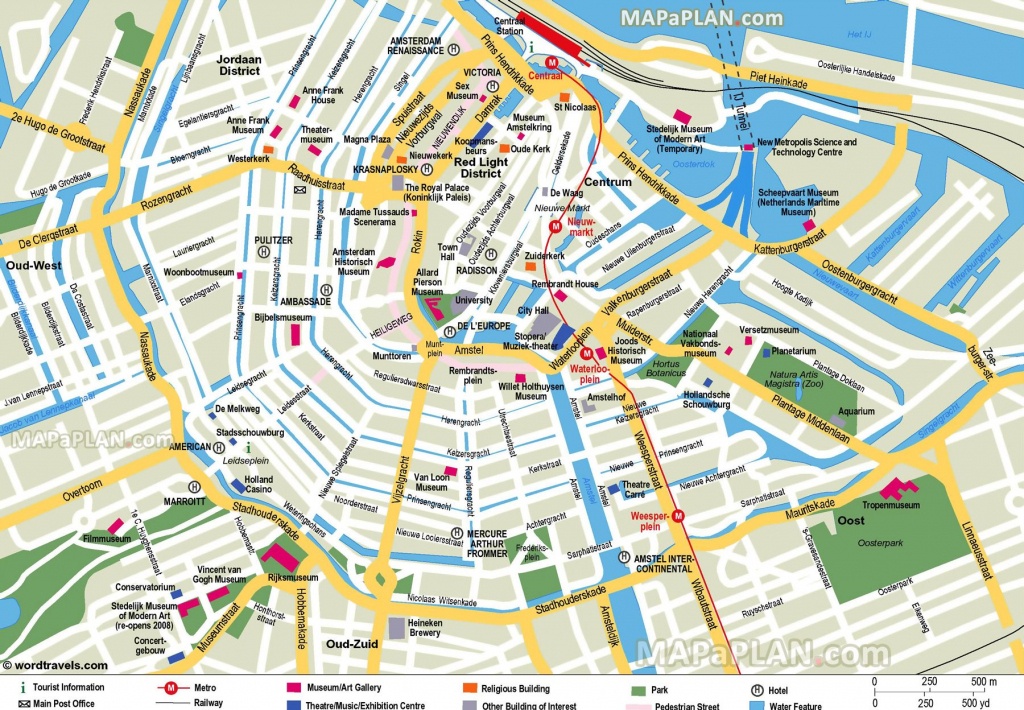 Free Printable Map Of Amsterdam - Google Search | Earth/environment - Printable Map Of Amsterdam City Centre