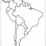 Free Printable Map Of South America And Travel Information   South America Outline Map Printable