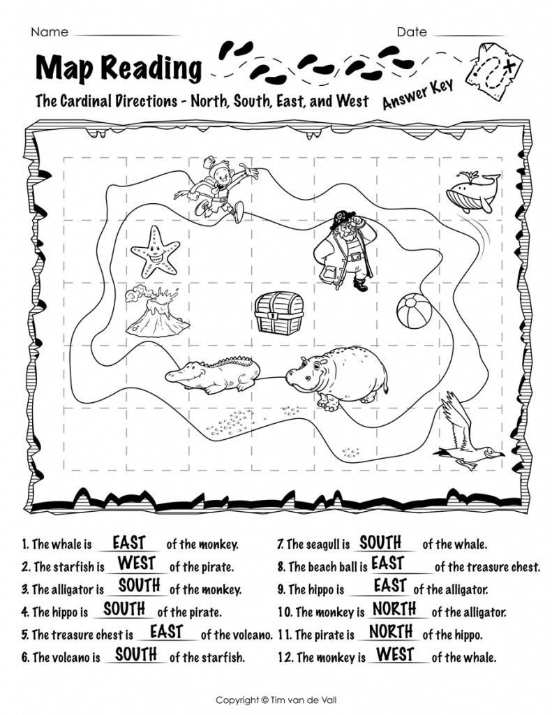 Free Printable Map Reading Worksheets - Tim&amp;#039;s Printables - Free Printable Map Activities