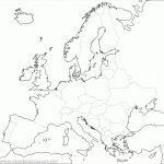 Free Printable Maps Of Europe   Printable Black And White Map Of Europe
