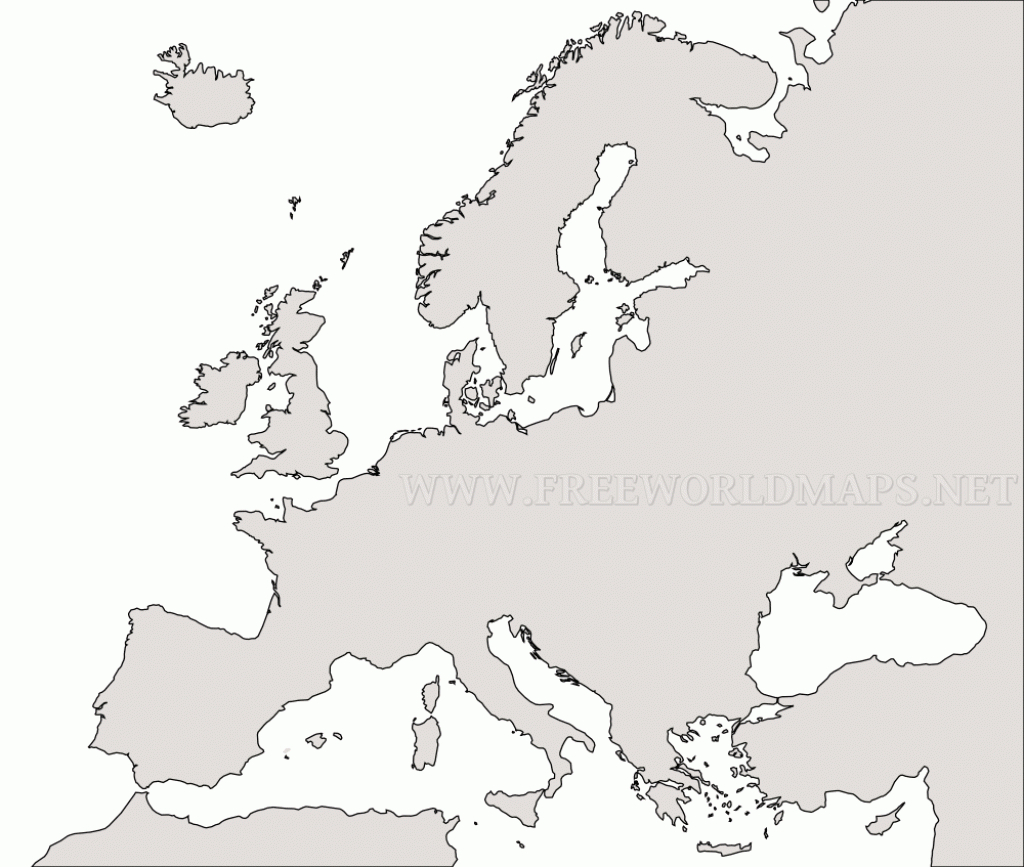 Free Printable Maps Of Europe - Printable Map Of Europe And Asia