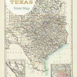 Free Printable Old Map Of Texas From 1885. #map #usa | Free   Free Old Maps Of Texas