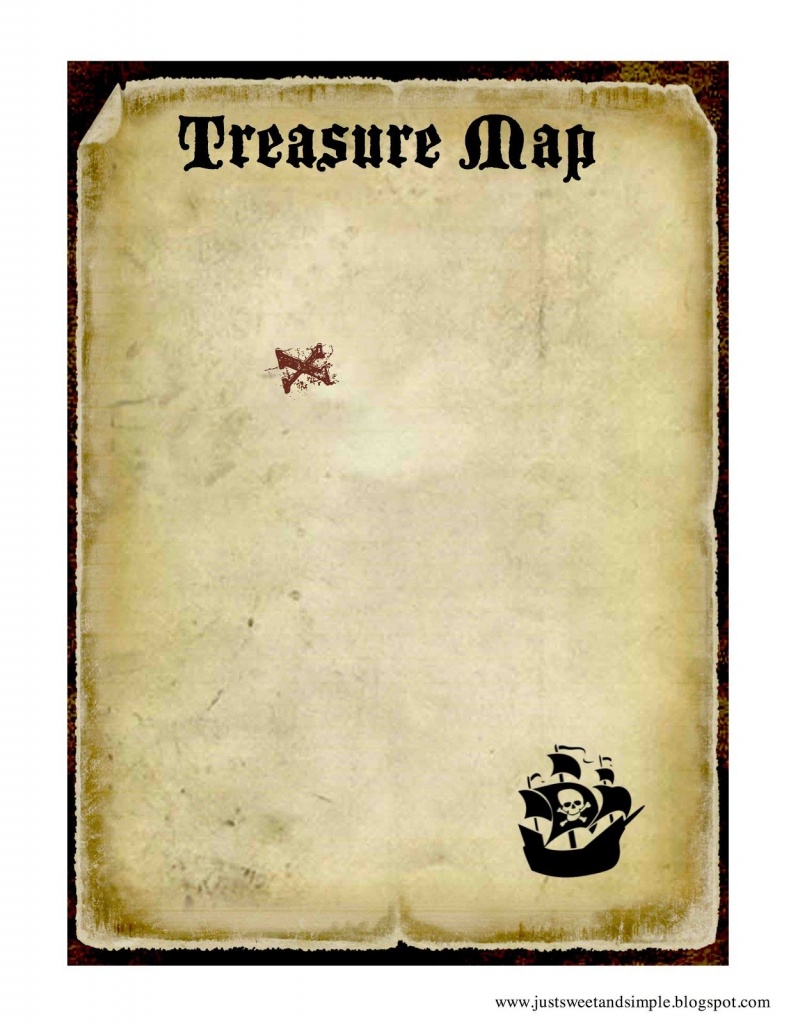 Free Printable Pirate Map | Kids Birthdays | Anniversaire Pirate - Free Printable Pirate Maps