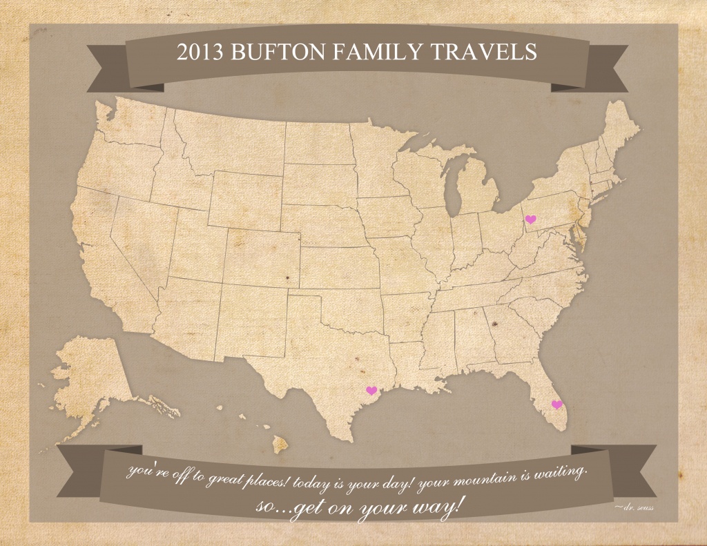 Free Printable United States Travel Map - Printable Travel Map