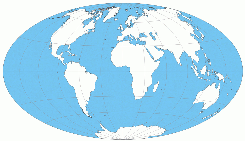 Free Printable World Maps - Printable Earth Map