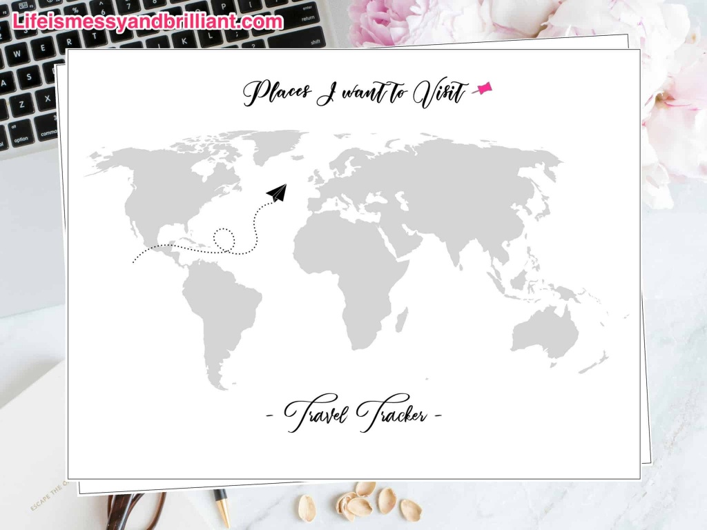 Free Travel Tracker Printable - Free Printable Travel Maps