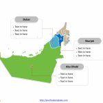 Free United Arab Emirates Editable Map   Free Powerpoint Templates   Outline Map Of Uae Printable
