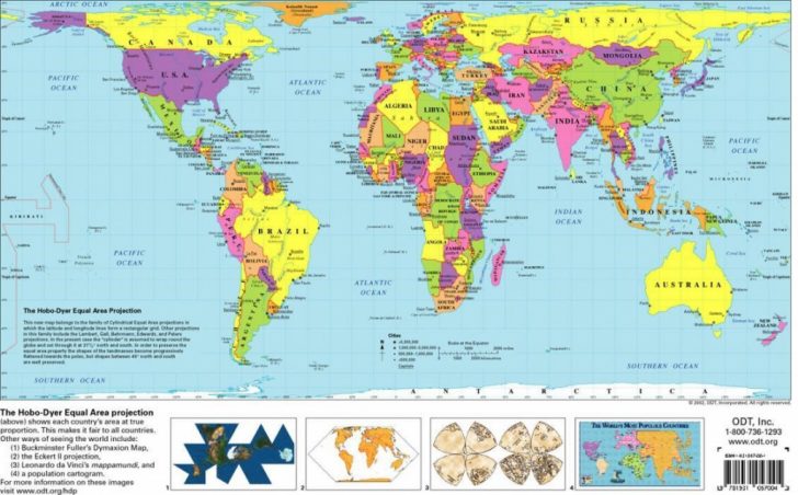 Free Printable World Map For Kids With Countries