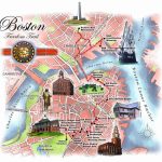 Freedom Trail De Boston Carte   Carte De Boston Freedom Trail (États   Freedom Trail Map Printable