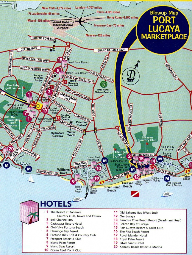 Freeport Tourist Map - Freeport Bahamas • Mappery | Vacation - Map Of Carnival Cruise Ports In Florida