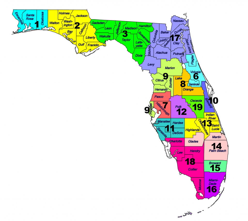 Fsma District Maps - Florida School Districts Map