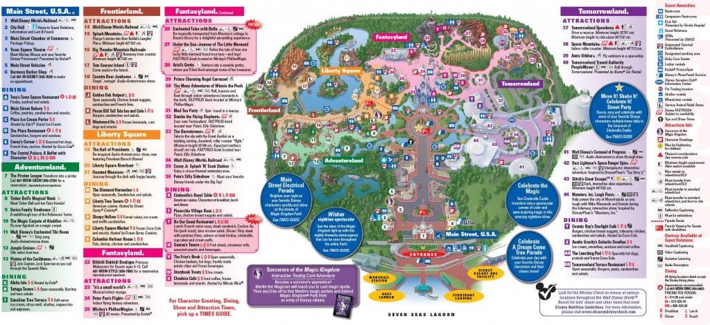 Full Map Of Magic Kingdom Park In Walt Disney World Florida! Enjoy - Magic Kingdom Orlando Florida Map